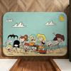 Cartoon T-The L-Loud H-House Floor Mat Soft Flannel Floor Mat  Suitable for Entryways, Living Rooms, Bedrooms, and Bathrooms