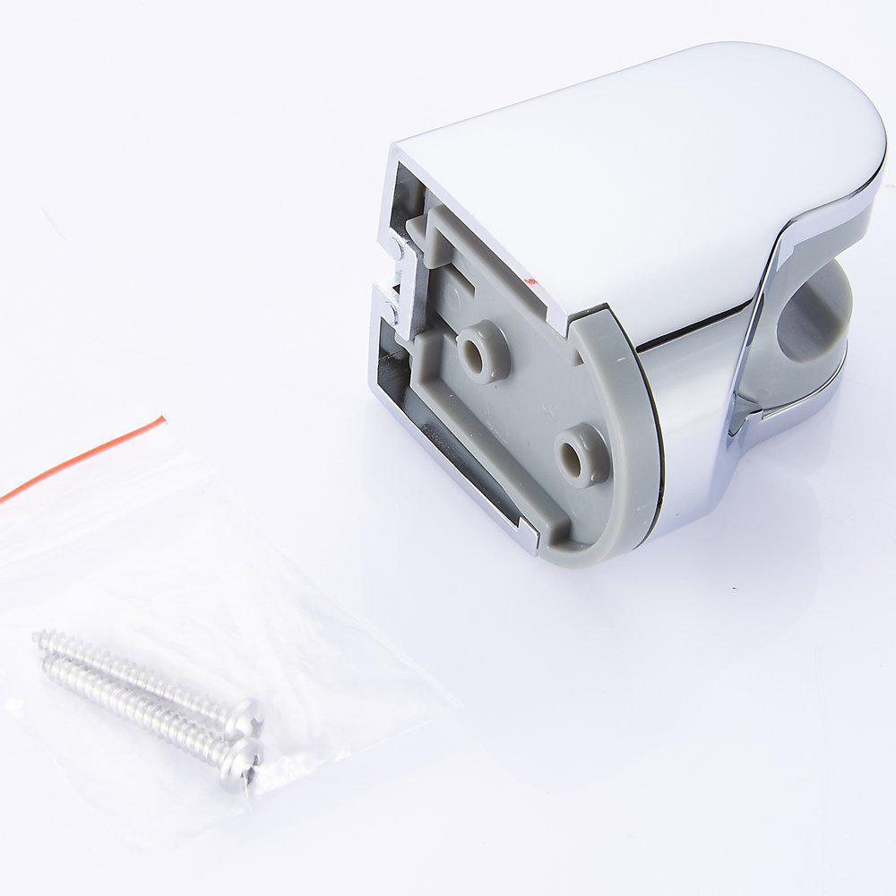Adjustable Electroplated Shower Head Holder with Hose
