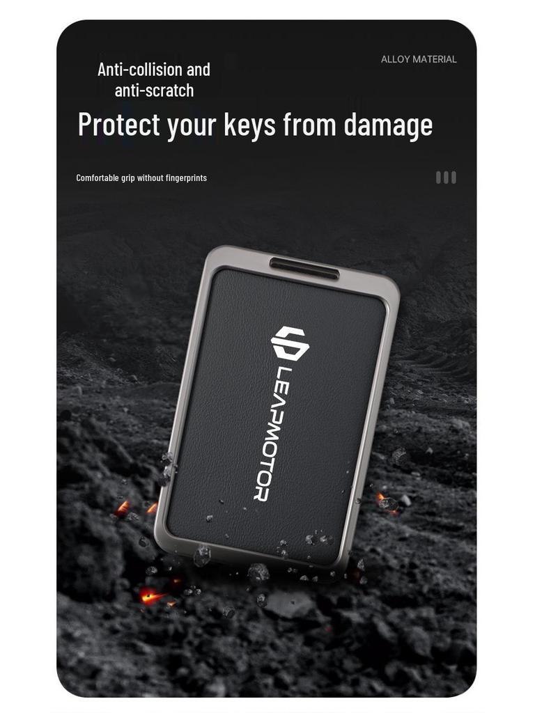 2024 Leapmotor C10 NFC Card Key Cover: Special Metal Shell Holder