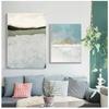 Art Modern Cuadro Decor Home Fashion Wall Picture for Living Room Nordic Poster and Print Abstract Blue Black Colour Canvas
