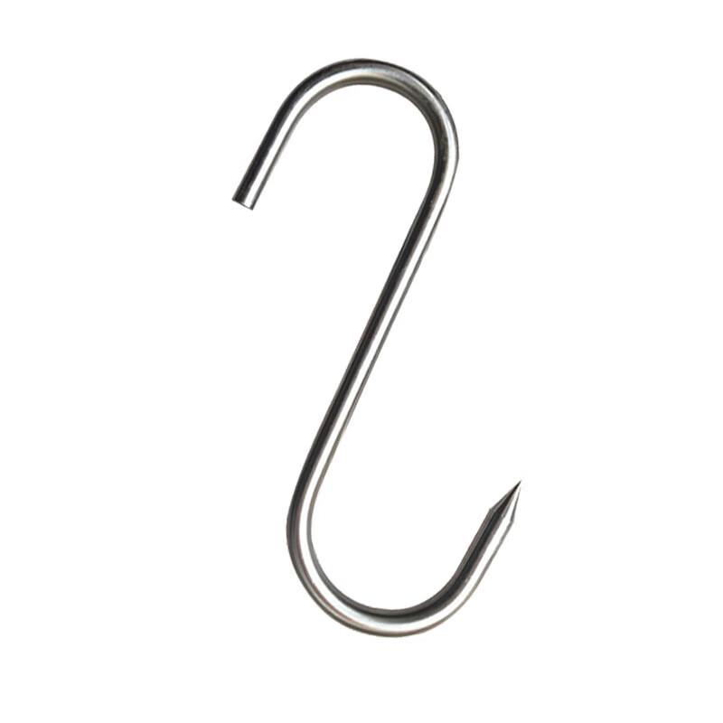 Thickened Stainless Steel S-Shaped Curing Meat Hooks