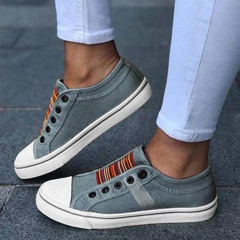 Niedrig geschnittene Sneaker Canvas Flache Schuhe Damen Lässige Vulkanisierte Schuhe Neue Damen Sommer Herbst Sneaker Damen