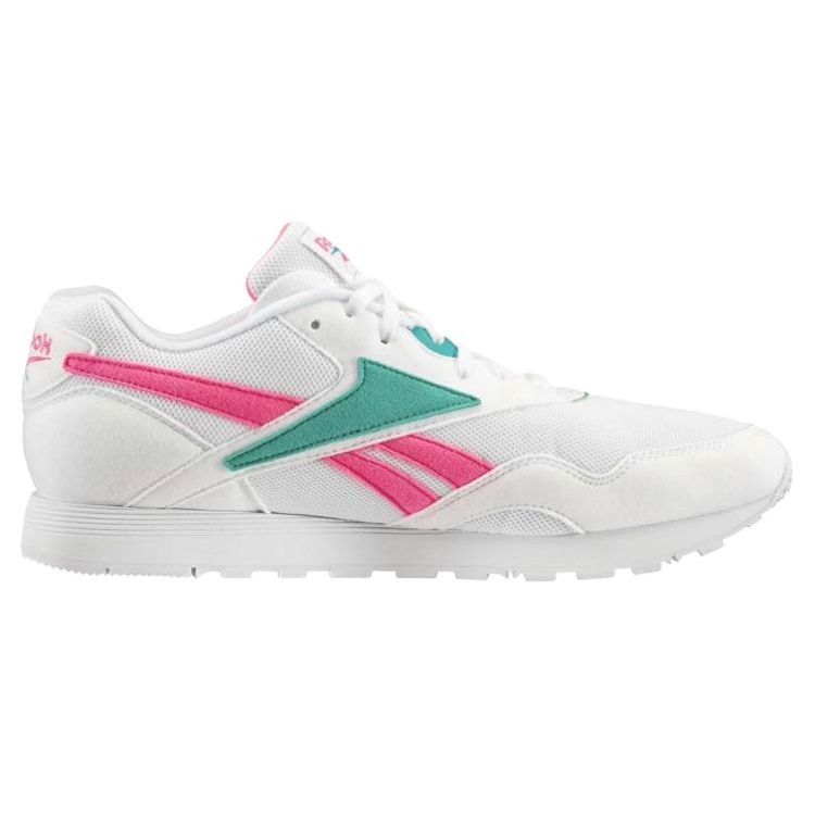 Reebok Rapide Mu Lightweight Comfortable Low-Top Running Shoes Men Sneakers White Green DV4603