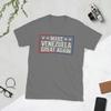 Vintage Make Venezuela Great Again TShirts for Unisex Round Neck Cotton T Shirts Short Sleeve Tee Shirt Gift Idea Clothing