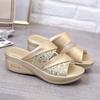 New Fashion Womens Summer Open Toe Platform Sandals Thick Sole Casual Outdoor Fish Mouth Flip Flops