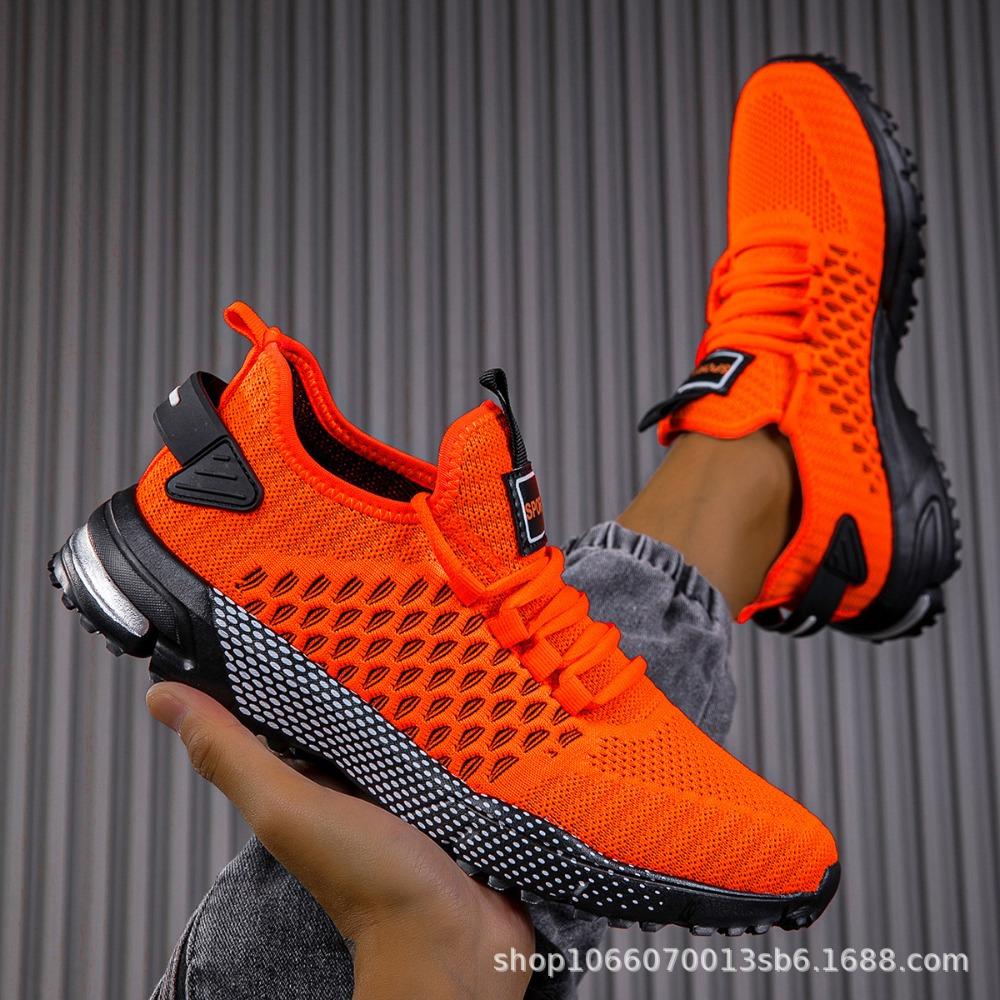 Herren Sommerschuhe mit Netz, Sportschuhe, Trainingsschuhe, Outdoor Freizeitschuhe, Laufschuhe, Schuhe in Übergröße, Bequeme Vielseitige Wanderschuhe