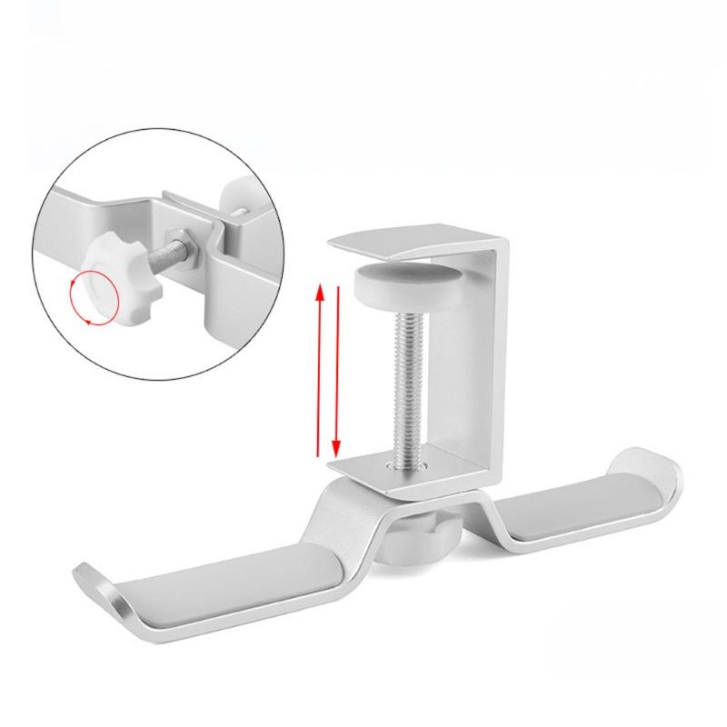 Headset Mount Stand HeadPhone Holder Solid Mounting Supporting Bar for Most Headphone Size Solid Material Frame