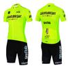 Mens Cycling Jersey Bib Shorts Set Breathable Quick-Dry Performance Wear Road Bike Riding