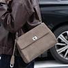 2026 Autumn winter women's Suede Top grain leather Crossbody handbag luxury designer Shoulder bag Vintage messenger bag