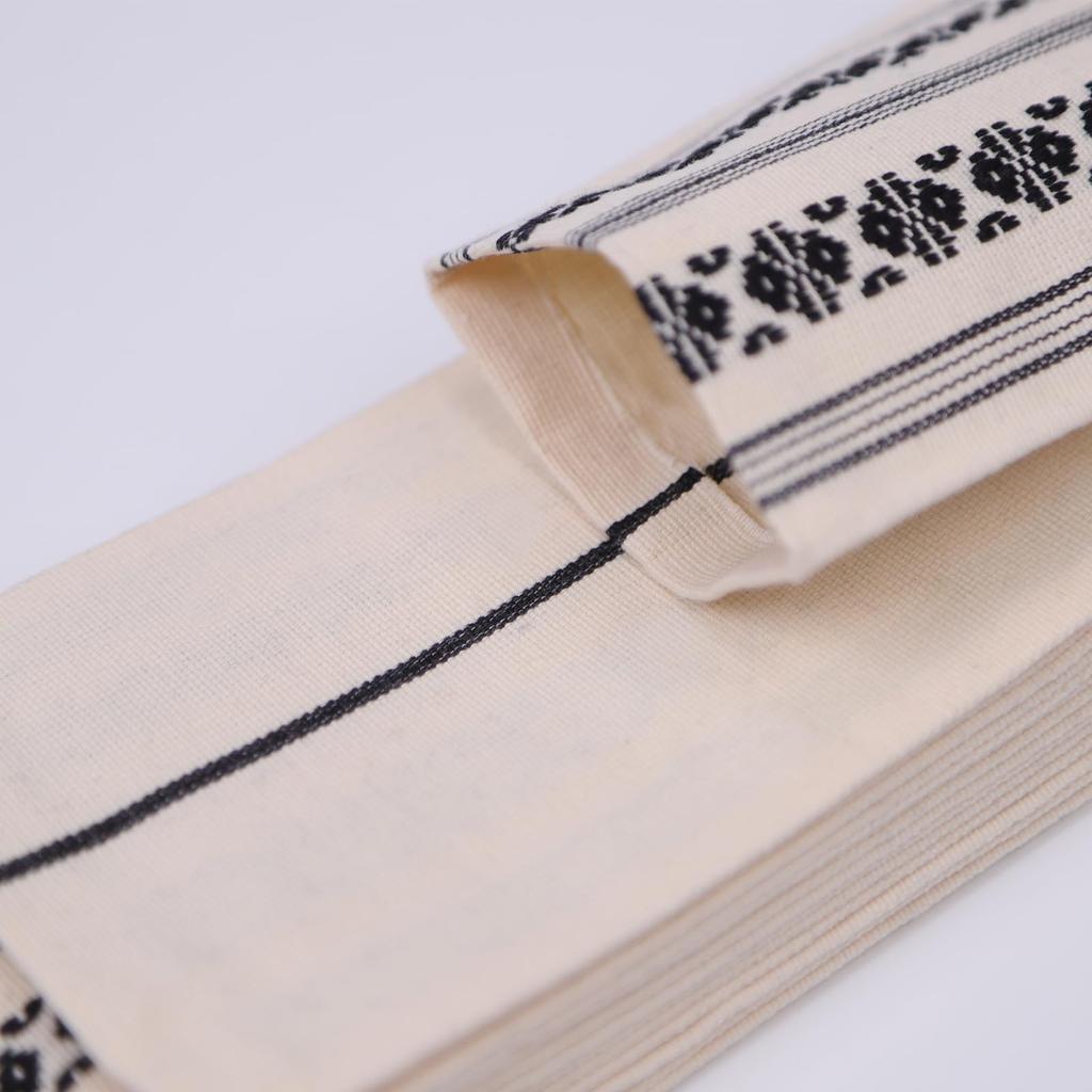 Obi Kenjo for Traditional Japanese Ceremony Tying Natural [TOuWA] Men's (Sash), Cotton, Pattern, Men, Gentlemen, Yukata, Kimono, Kyudo, Clothing,