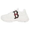 New MLB Big Ball Chunky Boston Red Sox Anti Slip Wear Resistant Low Top Chunky Sneakers Unisex White 32SHCC011-43W