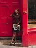 Chic Lace Knit Dress - New Autumn Winter Chunky Knit Wrap Dress with Stand Collar