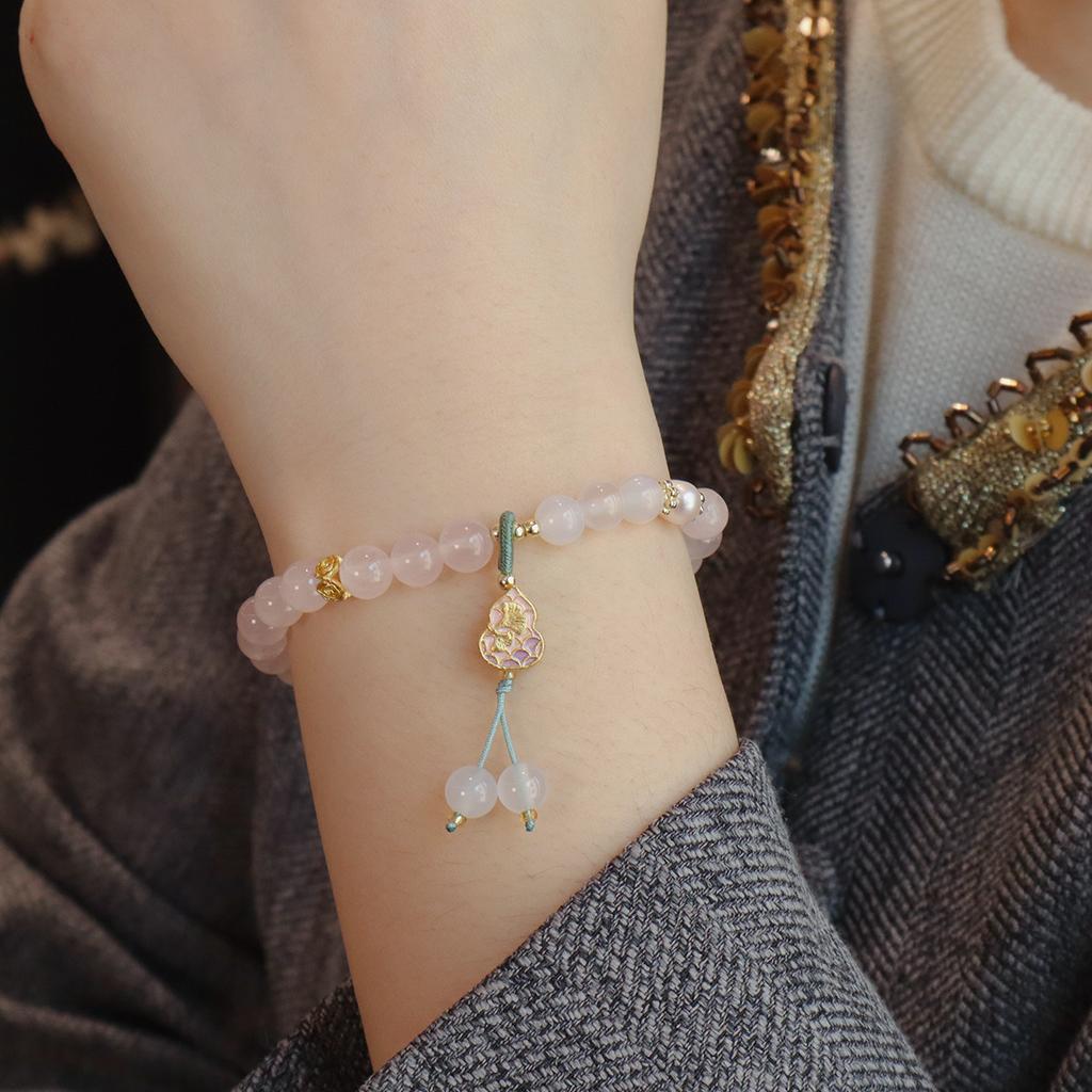 New Chinese Bracelet, Natural Crystal Bracelet, Fashion Sweet And Fresh Design Crystal Bracelet.