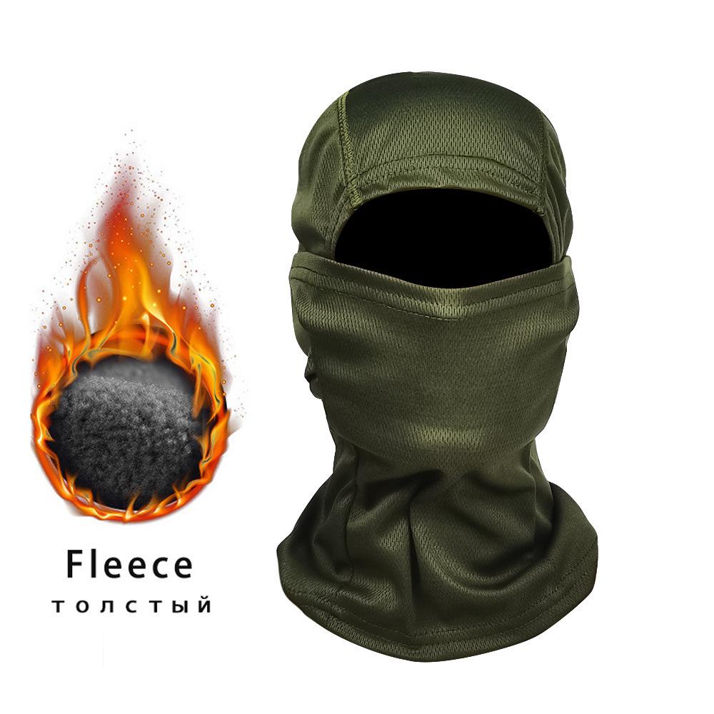 Camouflage Plus Velvet Warm Motorcycle Riding Balaclava