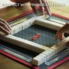 Mahjong Game Set 144 Engraved Portable Mini Tiles For Family Gathering For Chinese Style Game Play Family Friends Gathering