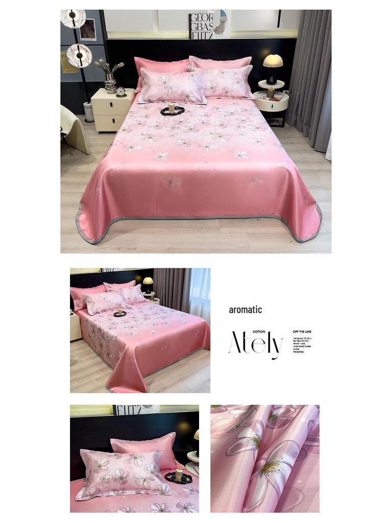 Ice Silk Summer Cool Mat Set: Foldable & Washable Three-Piece for Dormitory Single Beds