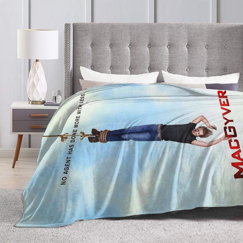 MacGyver TV Series Blankets Quality Warm Throw Blanket Winter Kids Adult Couch Chair Novelty Bedspread