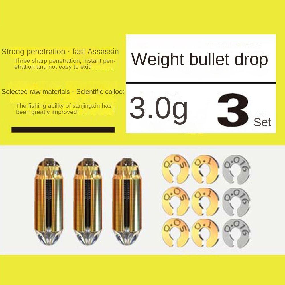 6pcs Hook Connector Lead Sinker Weight Sinker 2023 Line Sinkers  Fishing Tackle