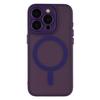 For iPhone 13 Pro Case Compatible with MagSafe PC+TPU Matte Phone Cover with Glass Lens Film
