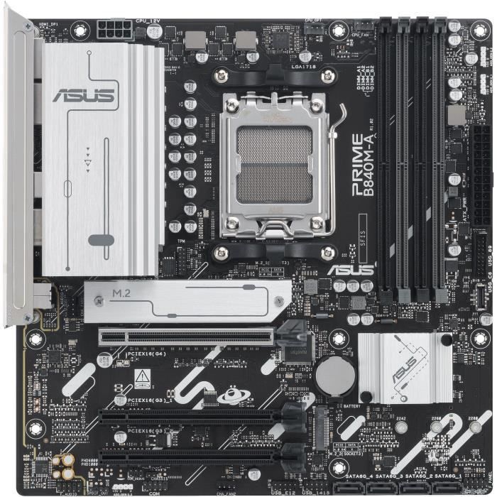 Motherboard - ASUS - PRIME B840M-A-CSM - AMD B840 - Socket AM5 micro ATX