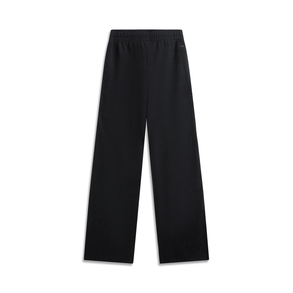 Li Ning Sports Lifestyle Series Simple Loose Fashion Versatile Casual Pants Women bottoms AKLW416-1