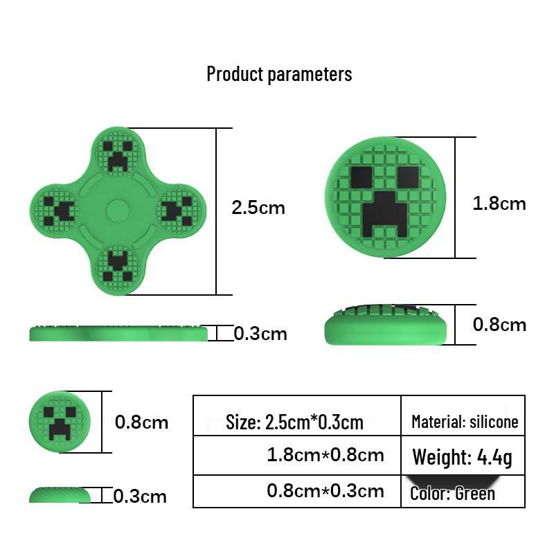 Silicone Protective Button Stickers for Switch, Lite, Joy-Con, and OLED