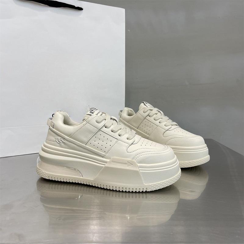 New Women's Shoes with Fleece Thick-soled Casual and Versatile Sneakers