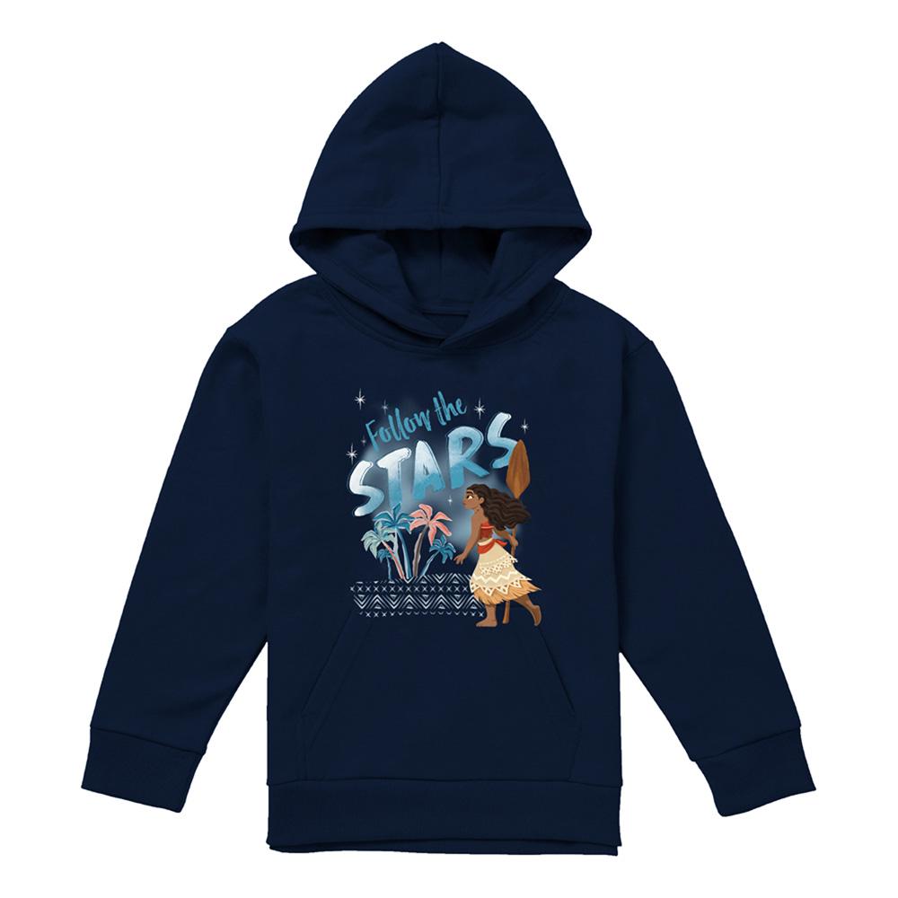 Moana Childrens/Kids Follow The Stars Hoodie