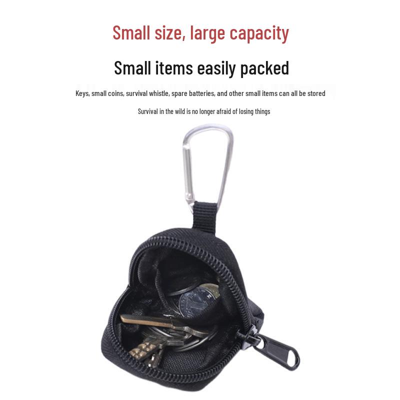 Tragbare Outdoor Mini Wildnis Überleben Schlüsselanhängertasche