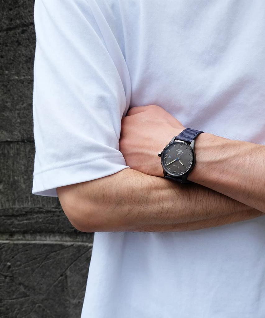 Watch HUMANIUM TIME FOR PIECE Recycled Canvas Strap Genuine Imported Product Sweden Nordic Design TRIWA/Triwa Men's & Women's (Unisex) HU39GB-CL080701