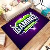 Gamer Carpet Funny Black Game Controller Mats For Children Soft Rug Room Gaming Anime Gamer Chair Rug Large Rug Living Room Boys
