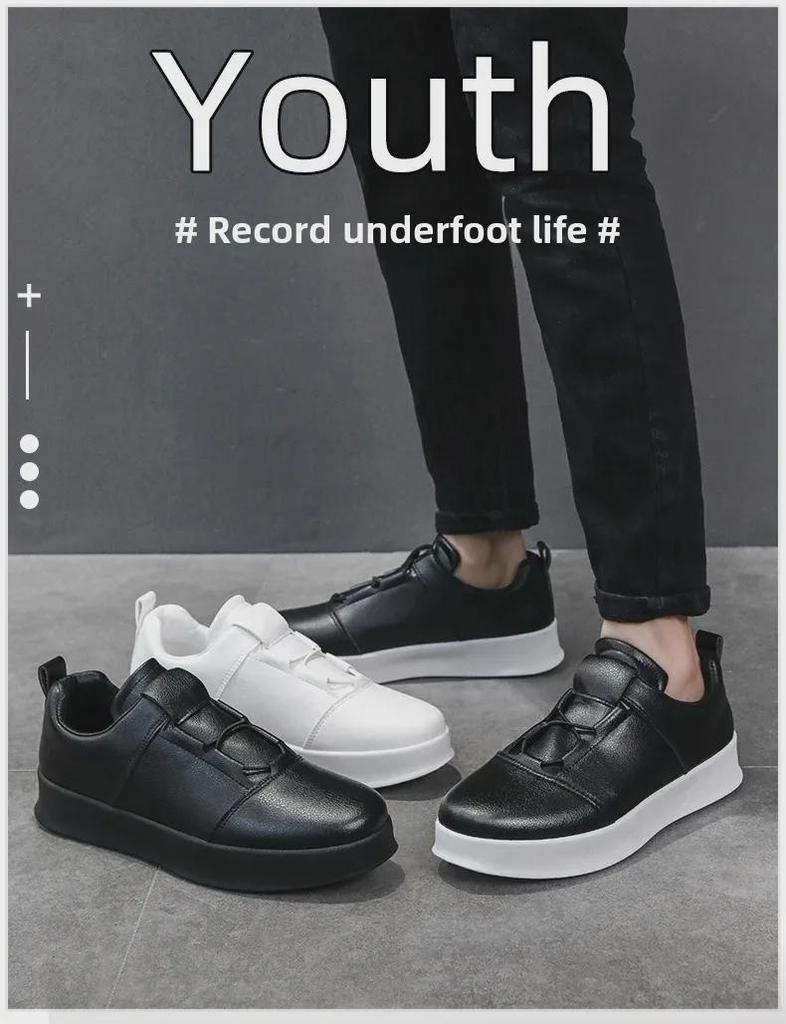 Men's Casual Slip-On Sneakers: Versatile, Lightweight, Youthful Sports & Flat Shoes