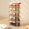 3/4/5 ks Uzavřená sklenice Stohovatelná sada úložných boxů na koření Kompaktní design Průhledné nádoby na koření Organizér do zásuvky na koření