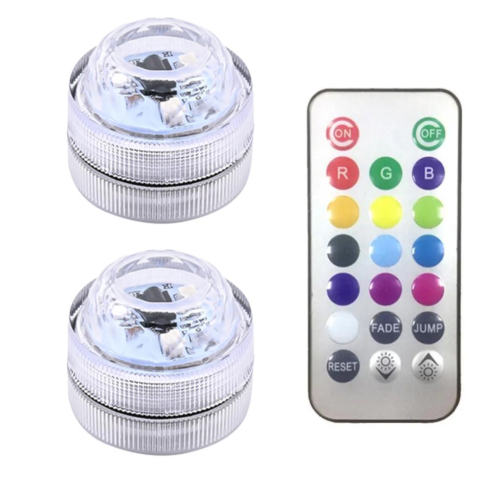 

Wireless Adhesive Car Roof Foot Atmosphere Light RGB LED Car Interior Ambient Light Auto Atmosphere Lamp Remote Control Kit
