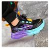Boys' Leather Waterproof Autumn Sports Shoes: Double Cotton Warm, For Kids & Youth Running