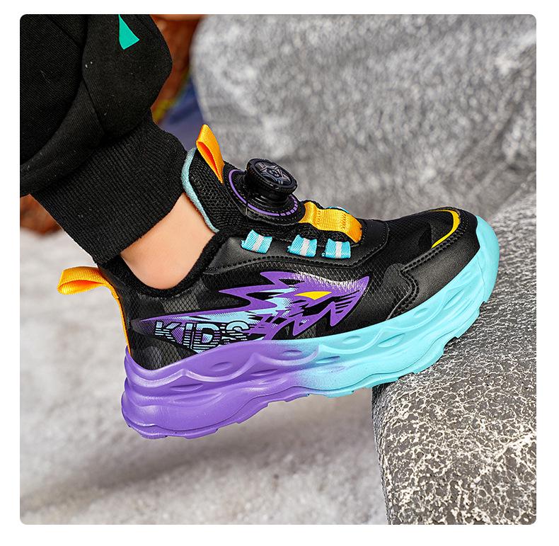 Boys' Leather Waterproof Autumn Sports Shoes: Double Cotton Warm, For Kids & Youth Running