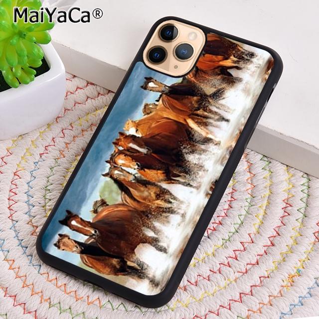 Wild Horses Running At Sunset Phone Case Shell For iPhone 17 Air 12 13 16 Pro Max 15 14 Plus Cover Coque