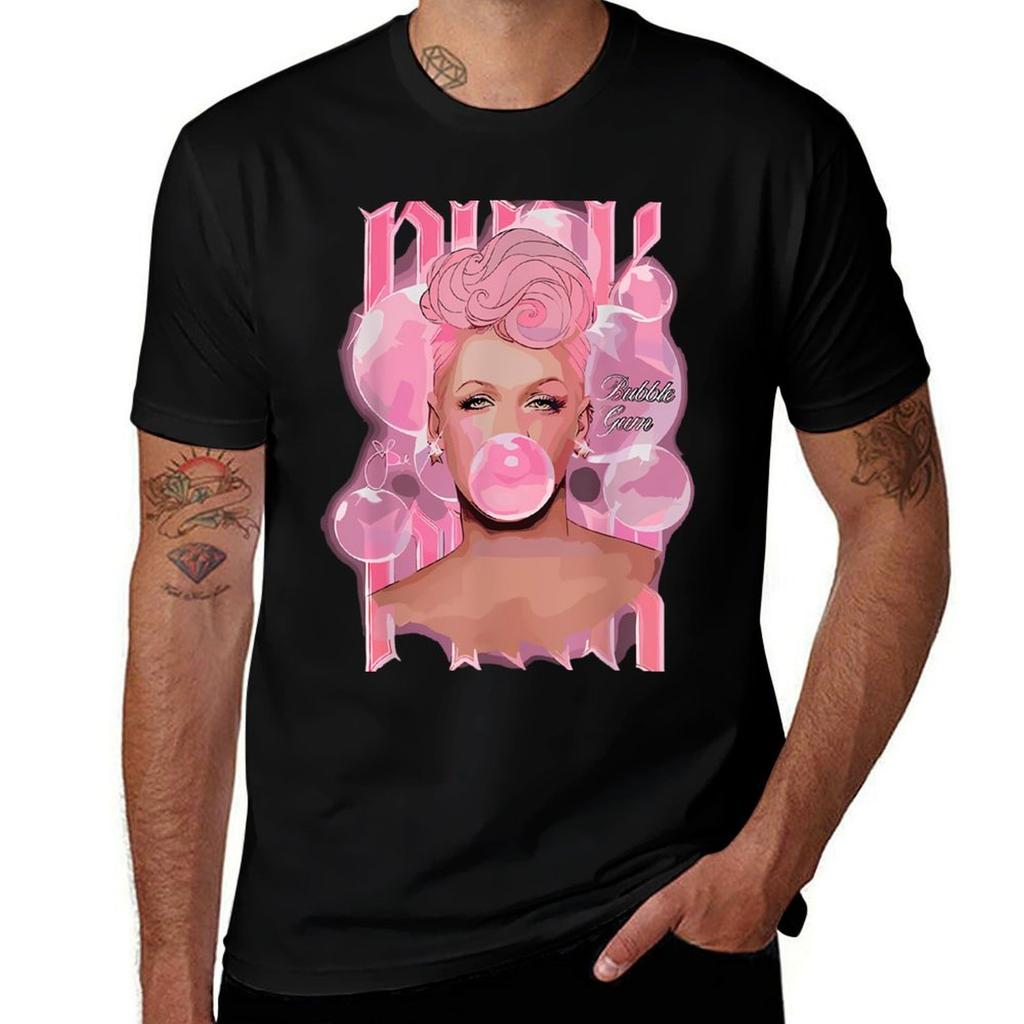 Summer Tour Pi N K Pnk P Nk Tshirt Fitness Training Breathable Tee