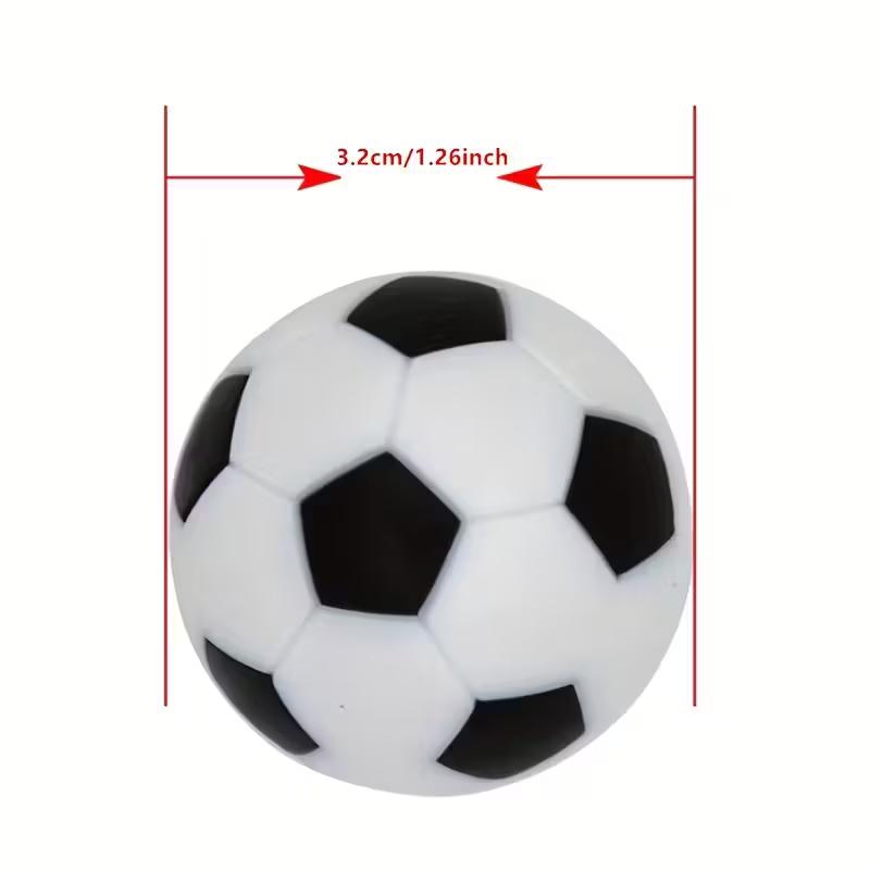 2 Stück 28/32/36mm Tischfußballbälle Tischfußballball Indoor-Spiel Fußballharz Mini-Tischfußbälle Tischfußbälle Fußballspiele Babyfoot Desktop-Foose-Bälle