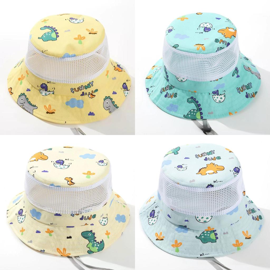 Baby Summer Sun Hat With Long Brim Cotton Blend Lightweight For Kids Outdoor Play