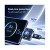 Adaptador de Carga Tipo-C Separador de Carga Completa de 140W Protección contra Sobrecarga Apagado Automático para Dispositivos Tipo-C