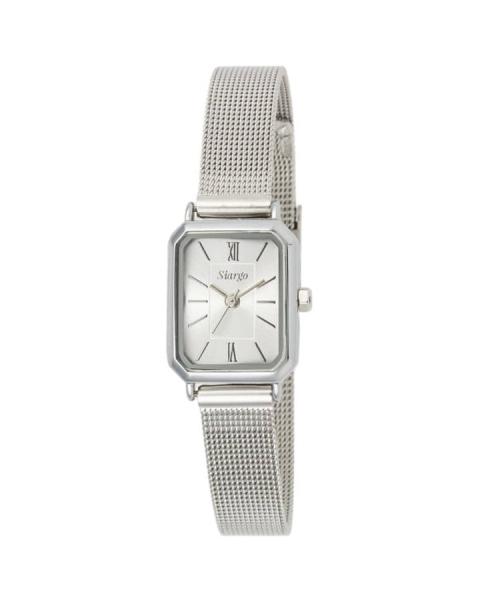 [SIARGO] SIARGO Sage Collection Women s Square Silver Wrist Watch SG-001S-S none