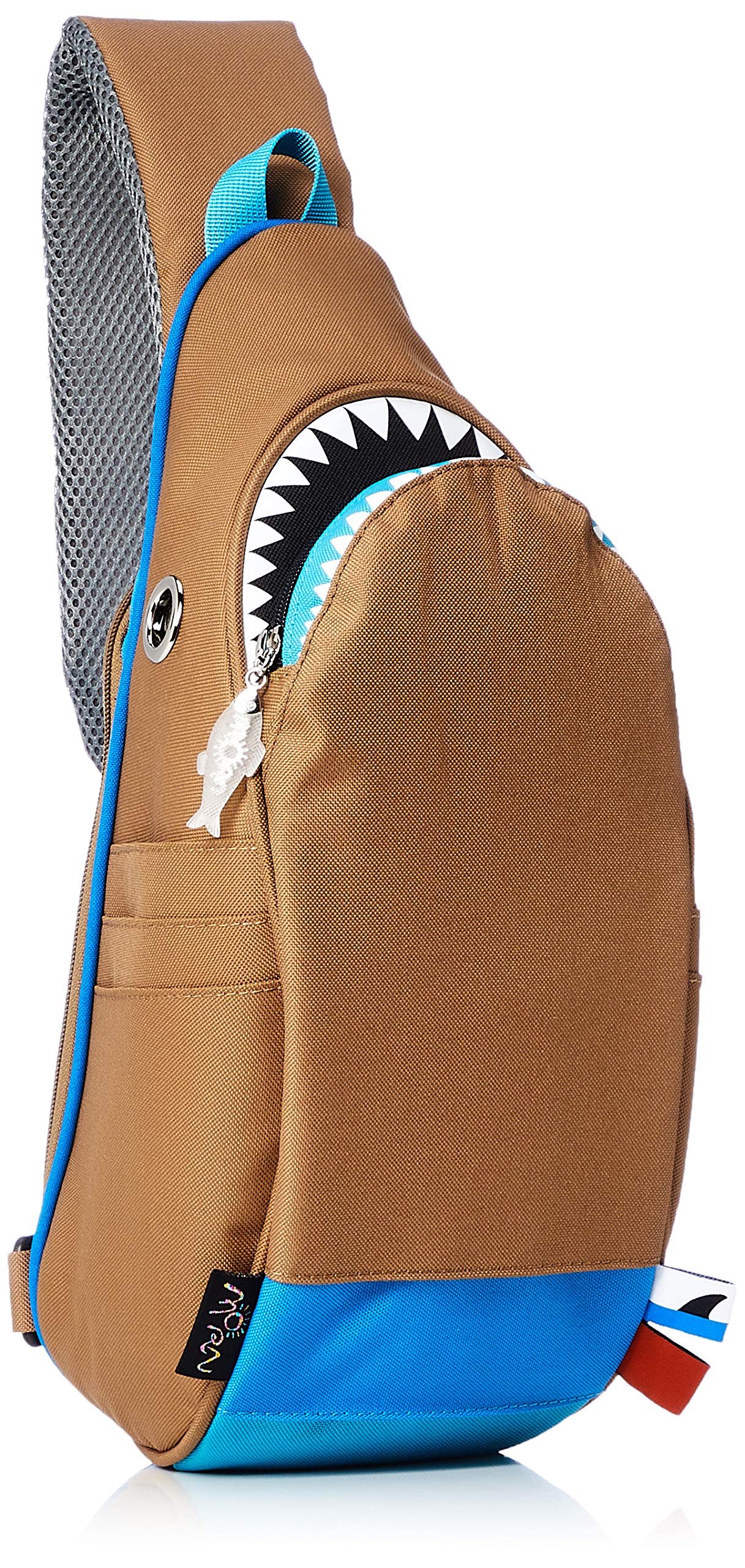 

MORN CREATIONS Shark Sling Bag SK-229 (BRN/BLU)