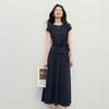 Women's Short Sleeve Top & Skirt Two-Piece Set