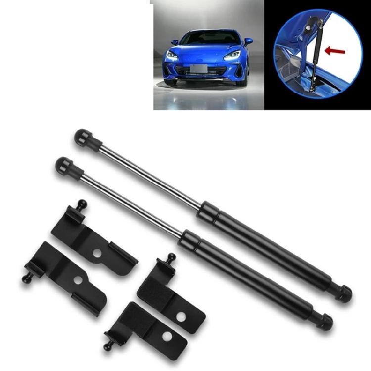 Heavy Duty Metal Lift Supports Engine Cover Shock Absorbers set for Safe & Stable Bonnet Operation in All Conditions