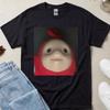 Face Meme T Shirt - Distressed Tubby Face Design - Sarcastic Humor Tee, Cotton Fabric, Gift for Teens
