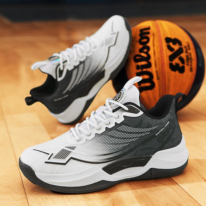 Boys' middle-aged and older children's basketball shoes Men's and women's sports shoes Men's 2025 new summer mesh children's sports shoes