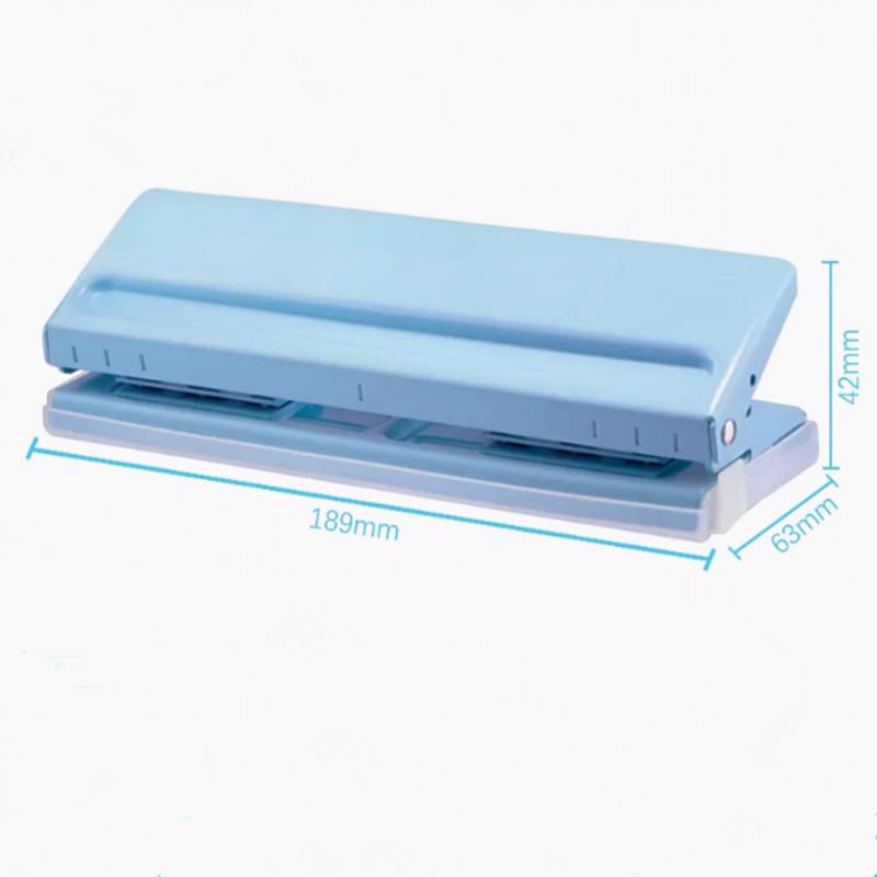 

Adjustable 6-Hole Punch Positioning Mark Daily Paper Puncher A5 Size Six Ring Binder Planners Refill Pages Office Stationery синий