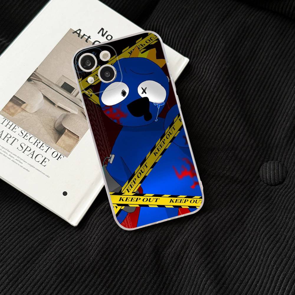 Rainbow Friends Toy Cartoon Phone Case For IPhone 17 16 15 14 13 12 11 Pro XS Max Plus Soft Silicone Cover