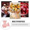 New Plastic Flower Packaging Liner Quick Flower Accessories Flower Bouquet Base DIY Bouquet Wrapping Mother's Day